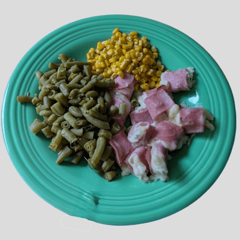 Chicken Cordon Bleu with Corn